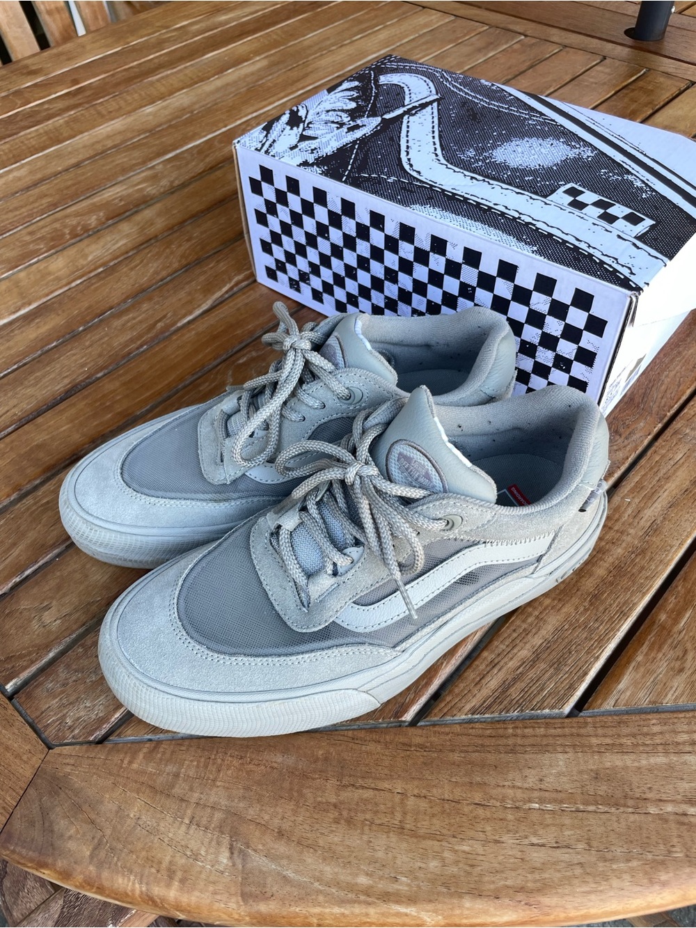 Men's Vans Skate Wayvee Mono Fog Sneakers